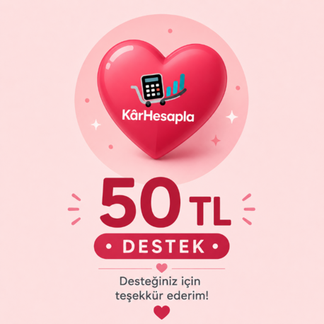 50 TL Destek