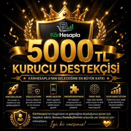 5.000 TL Kurucu Destekçisi