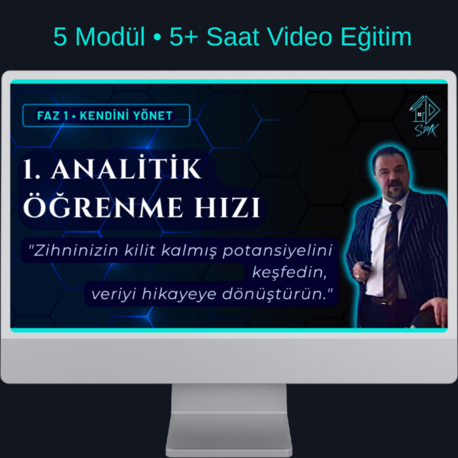 Kurs 01: Analitik Öğrenme Hızı (5 Modül • 5+ Saat)