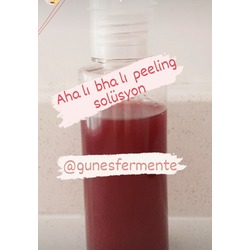 Aha lı bha li peeling solüsyon 