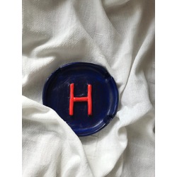 Dark Blue Letter