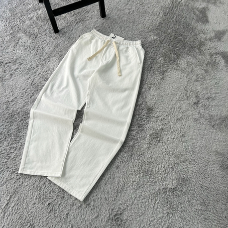 Zara Ham Keten Baggy Pantolon | Beyaz