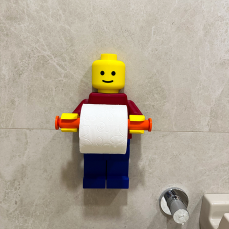 Lego tuvalet kağıdı tutucu