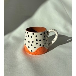 Terracotta Puantiyeli Kupa