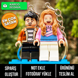 Kişiye Özel Çiftli Minifigür Anahtarlık