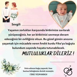 Dijital Düğün Tebrik Kartı 
