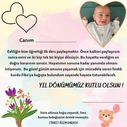 Dijital Yıldönümü Kutlama Kartı