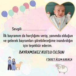 Bayram Harçlığı Dijital Sertifikası