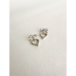 Ribbon Küpe - Silver