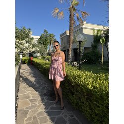 Pembe Desenli Tulum