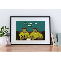 BREAKING BAD / DİZİ POSTER / DİZİ AFİŞ / TV SERIES / WALL ART / WALL DECOR / DESİGN #12