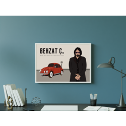 BEHZAT Ç / DİZİ POSTER / DİZİ AFİŞ / WALL ART / WALL DECOR / DESİGN #8