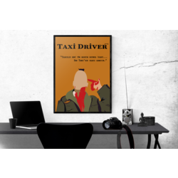 TAXİ DRİVER 1976 / FİLM POSTER / FİLM AFİŞ / WALL ART / WALL DECOR / DESİGN #3