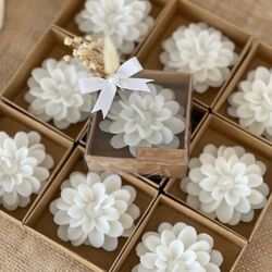 10 adet lotus çiçeği mum 