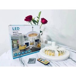 E27 Duylu, Kumandalı, Ledli Tavan Vantilatörü