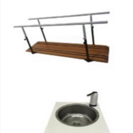 Paralel bar + merdiven + seyyar lavabo 