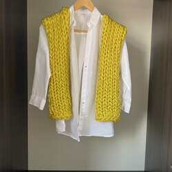 Limon Saf Yün Yelek
