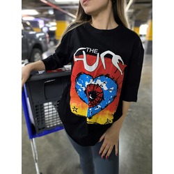 the heart card unisex oversize t-shirt