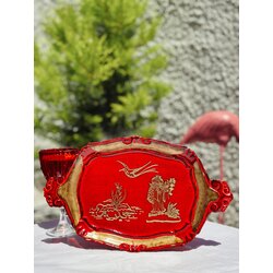 İTALYAN AHŞAP TEPSİ