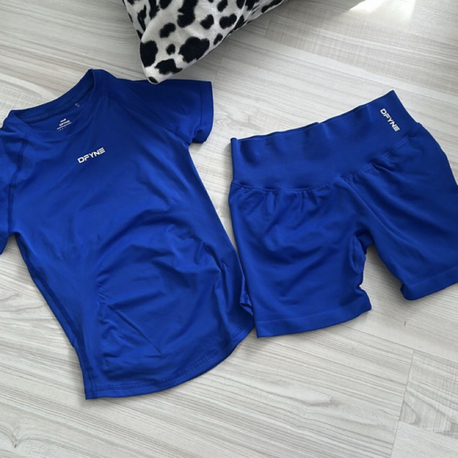 AMSTERDAM BLUE TSHIRT & SHORT ( logo hatalı ) TAKIM