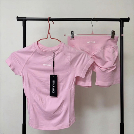 LIGHT PINK COMPRESSION & SHORTZ TAKIM