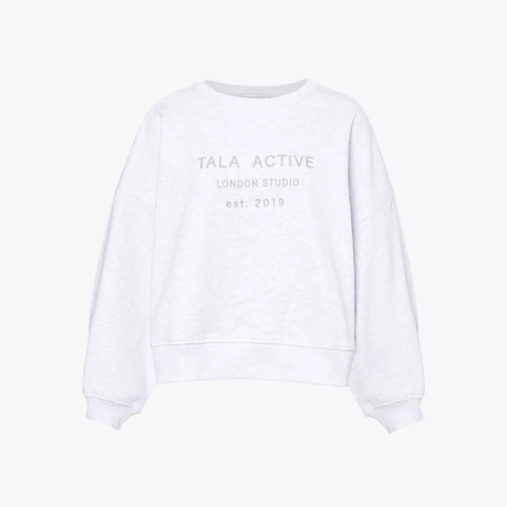 LIGHT GREY TLA SWEATSHIRT BAGGY
