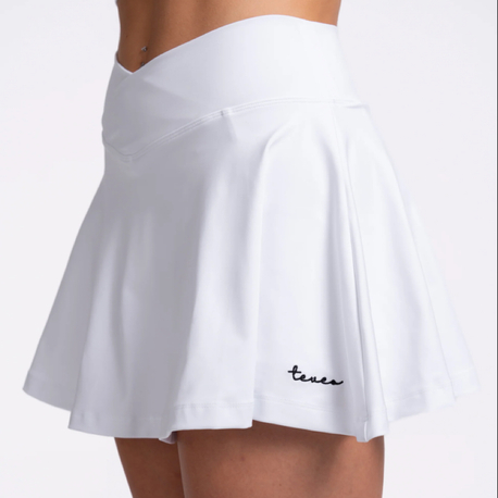 TENNIS V SHAPE ŞORTLU ETEK OFF WHITE