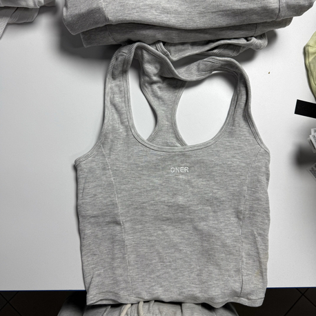 MINIK HATALI OA VEST LIGHT GREY ( göğüs pedli)