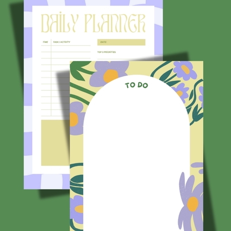 Mor 2li Planlayici set ( opsiyonlardan seçiniz ) 