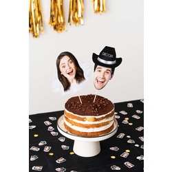 Bekarlığa Veda Pasta Süsü - Bachelorette Cake Topper