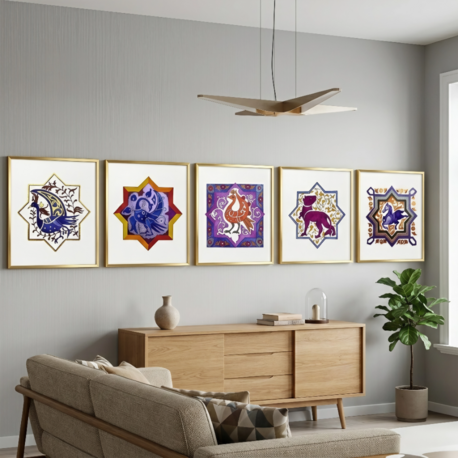Geçmişin İzleri: 5'li Dijital Motif Paketi
