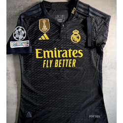 2023-24 Real Madrid Deplasman Siyah İsimsiz