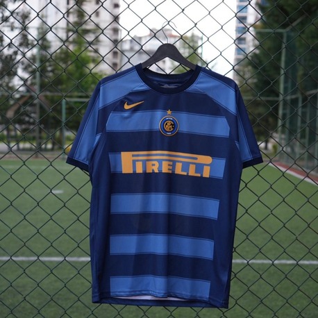 Premium Kalite Retro Forma Adriano #10 Inter 04/05 Lacivert