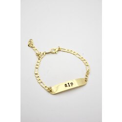Plaka Bileklik | 7x40 | Gold | SANA ÖZEL