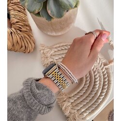 App watch Gümüş-Gold Rolex Kordon 