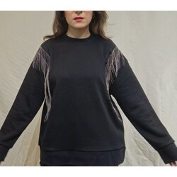 Zincir Aksesuar Detaylı Sweatshirt 