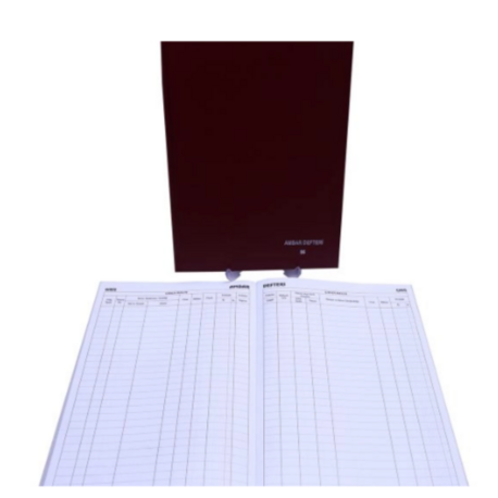 ÖZKAN AMBAR DEFTERİ 96 YP. CİLTLİ