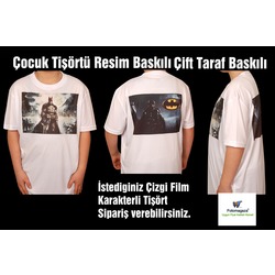 Çocuk Tişört Çİft Taraf Baskılı  
