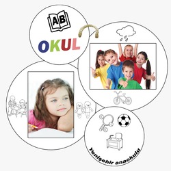Mdf Asimetrik Dörtlü Resim Baskılı Çerçeve 