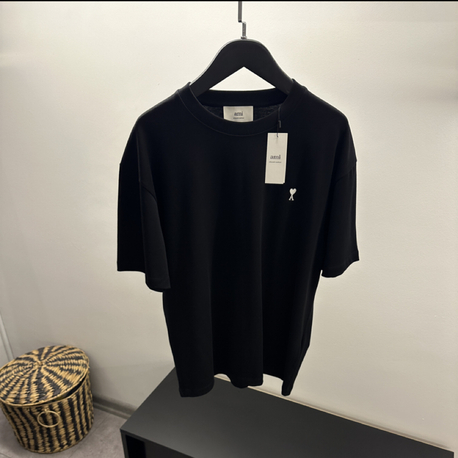 Ami Paris Mini Logo Black T-Shirt
