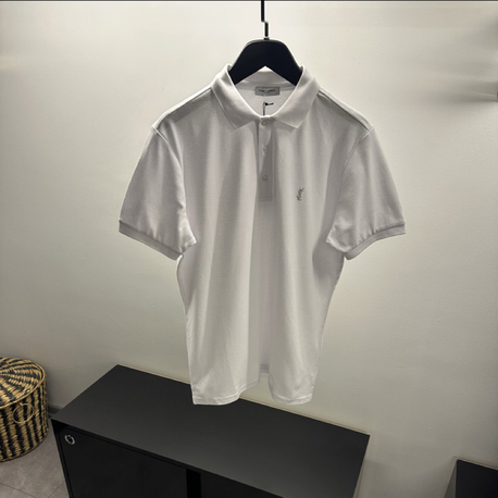 Yves Saint Laurent White Polo Shirt
