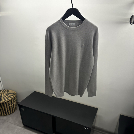 Brunello Cucinelli Grey Knitwear Jumper
