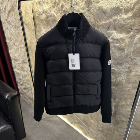 Moncler Triko Örme Siyah Renk Ceket