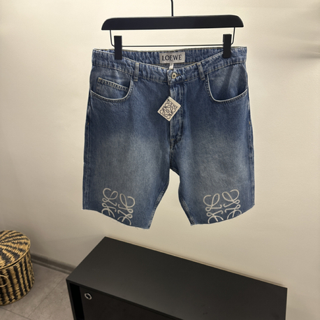 Loewe Anagram Denim Bowling Short