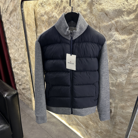 Moncler Triko Örme Gri Renk Ceket