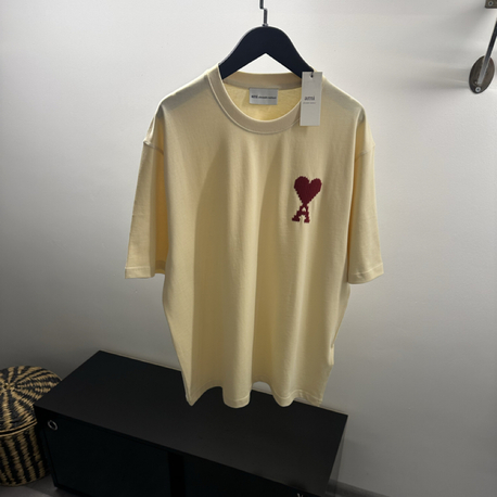 Ami Paris De Coeur logo-embroidered T-shirt