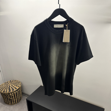 Golden Goose Yıkamalı Siyah Tişört