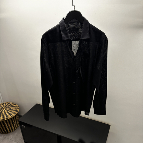 Prada Black Linen Shirt