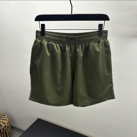 Prada Logo Patch Swim Shorts