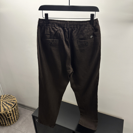 Etro Kahverengi Keten Pantolon